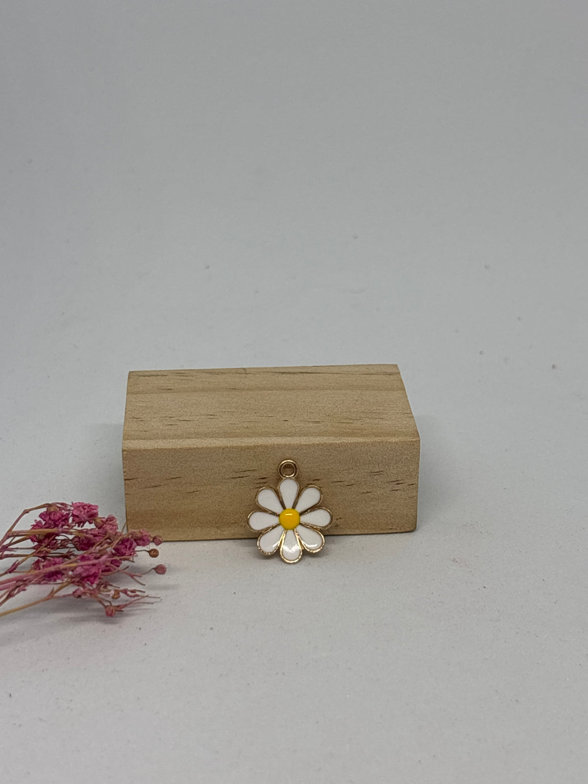 Breloque Marguerite 1,6 cm â Acier inoxydable đŒâš