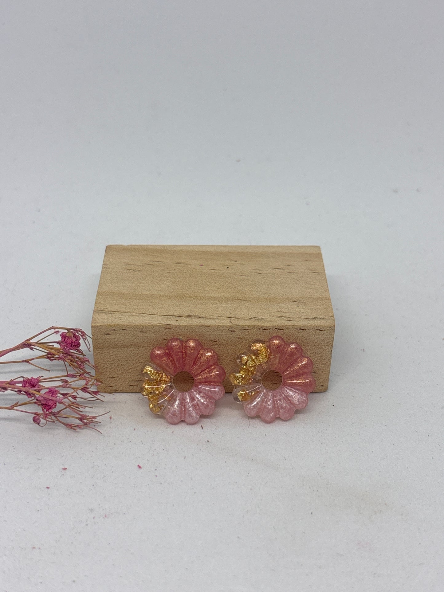Pampilles Suzette - Cerise/Golden Purple/feuille or