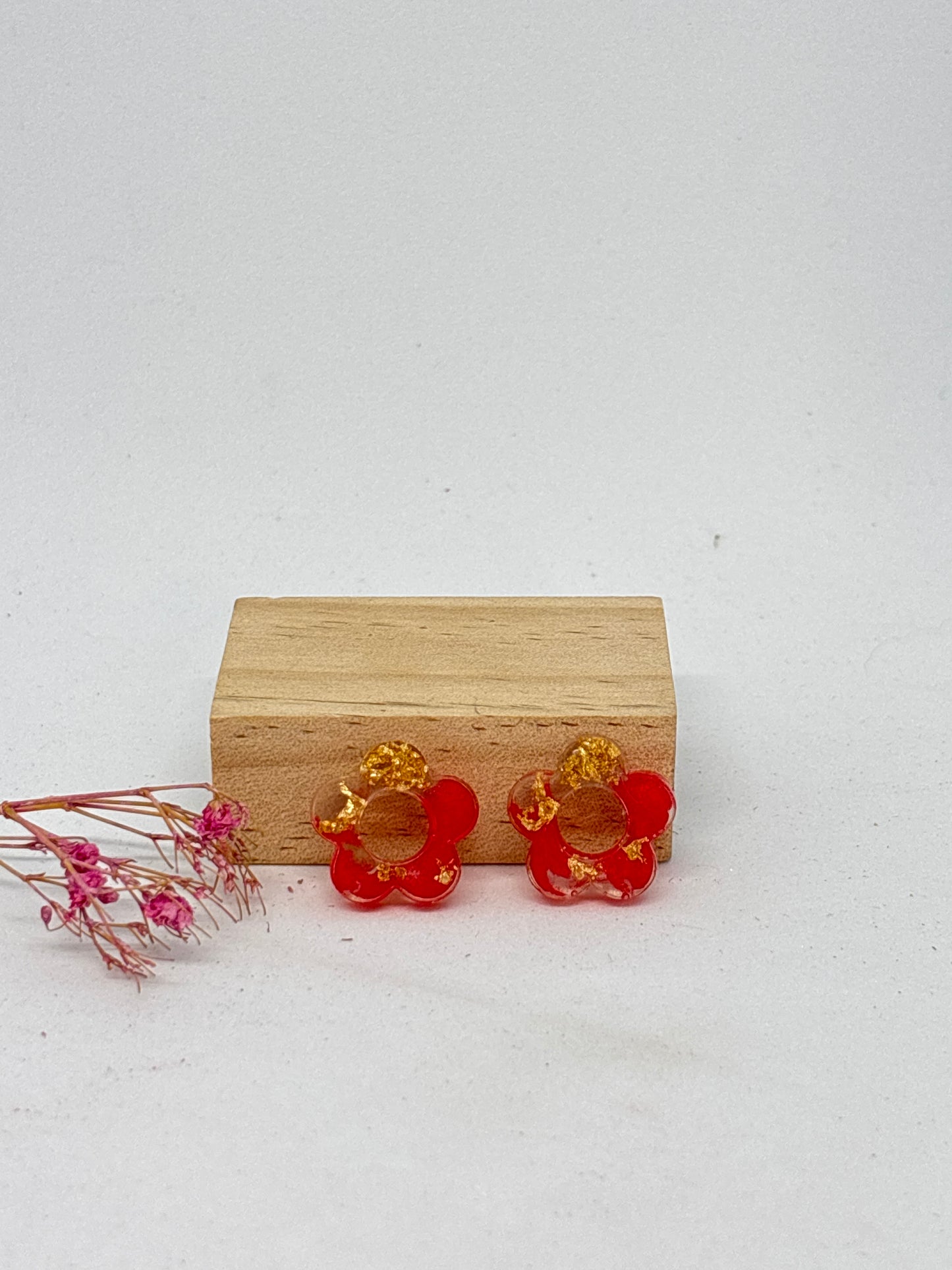 Blossom - Feuille d’or/transparent/Red