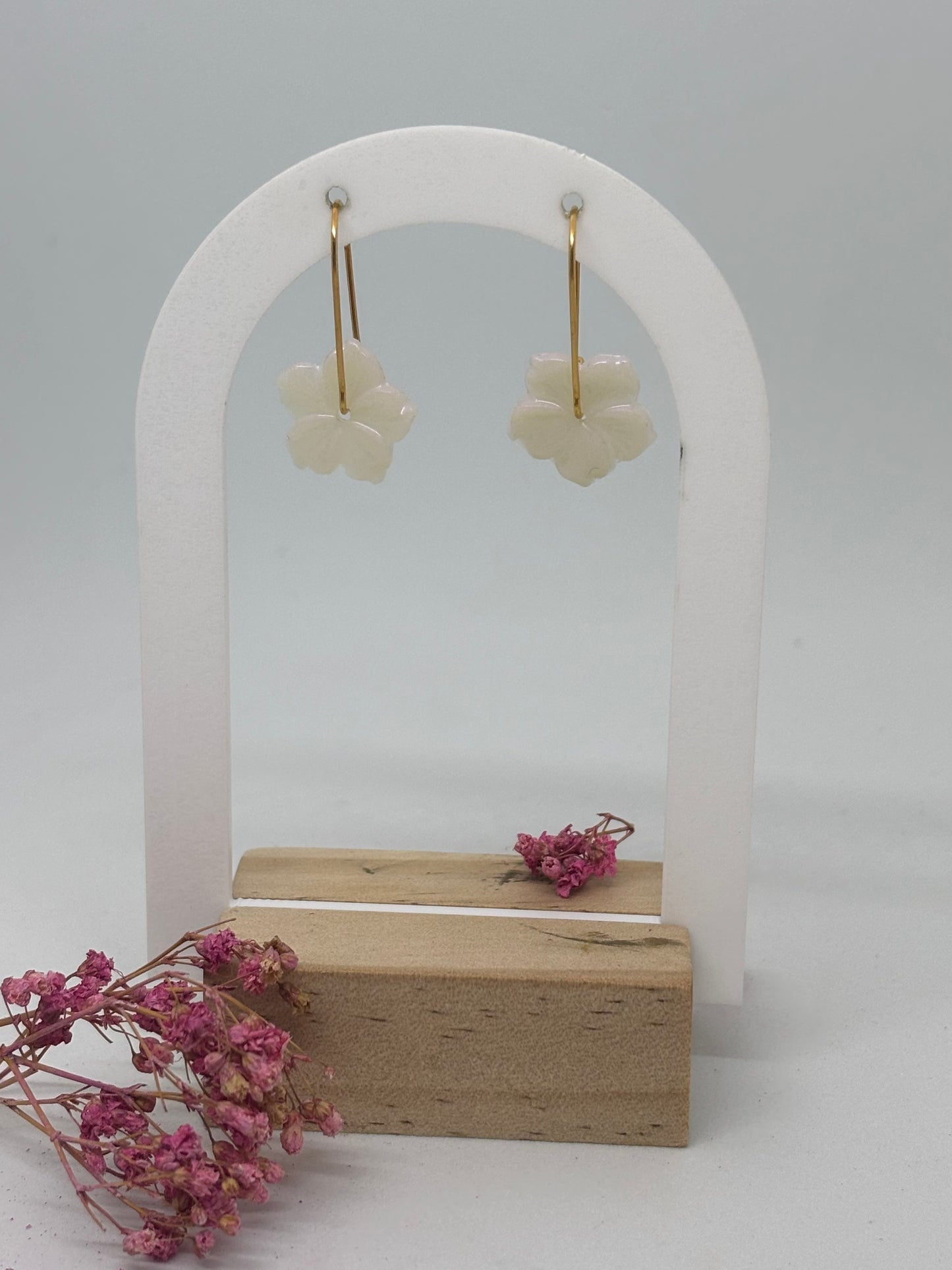 Moana - Blanc nacré rose