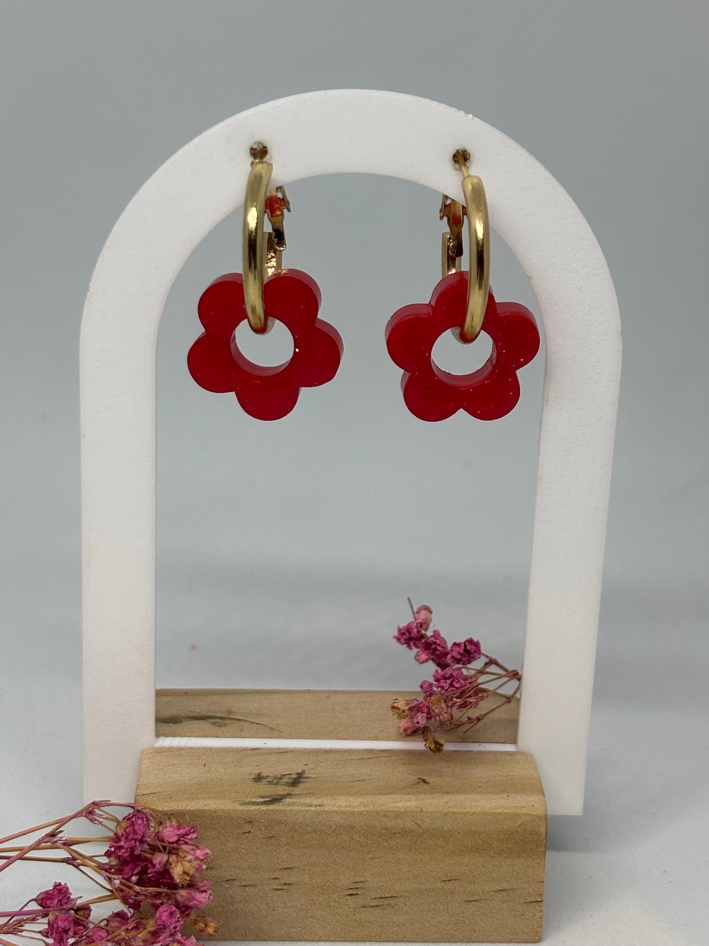 Blossom - Red/paillettes 7