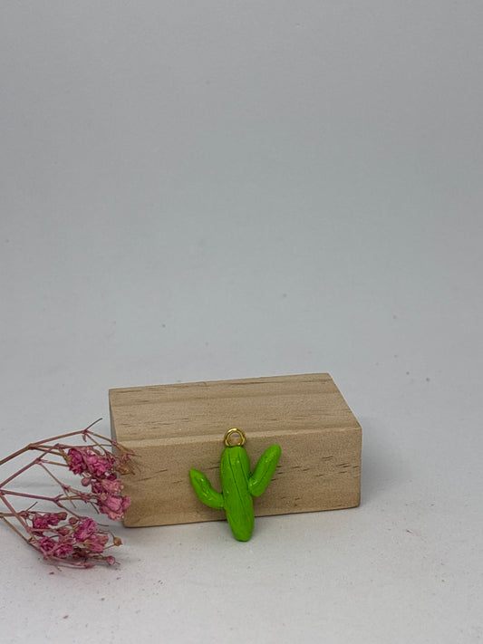 Breloque en pâte fimo - Cactus 2cm