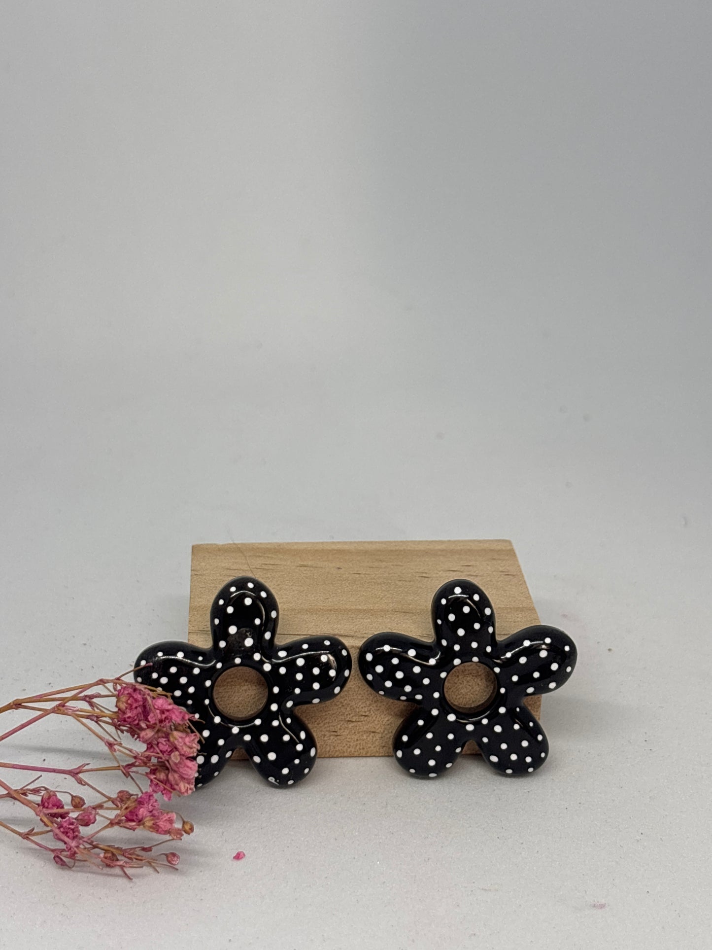 Pampilles Suzanne - Black + pois blanc