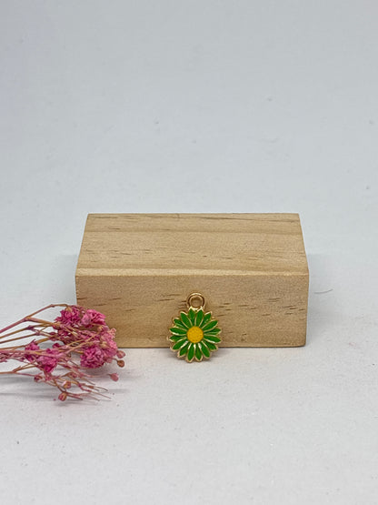 Breloque tournesol 1,3 cm - acier inoxydable 🌻