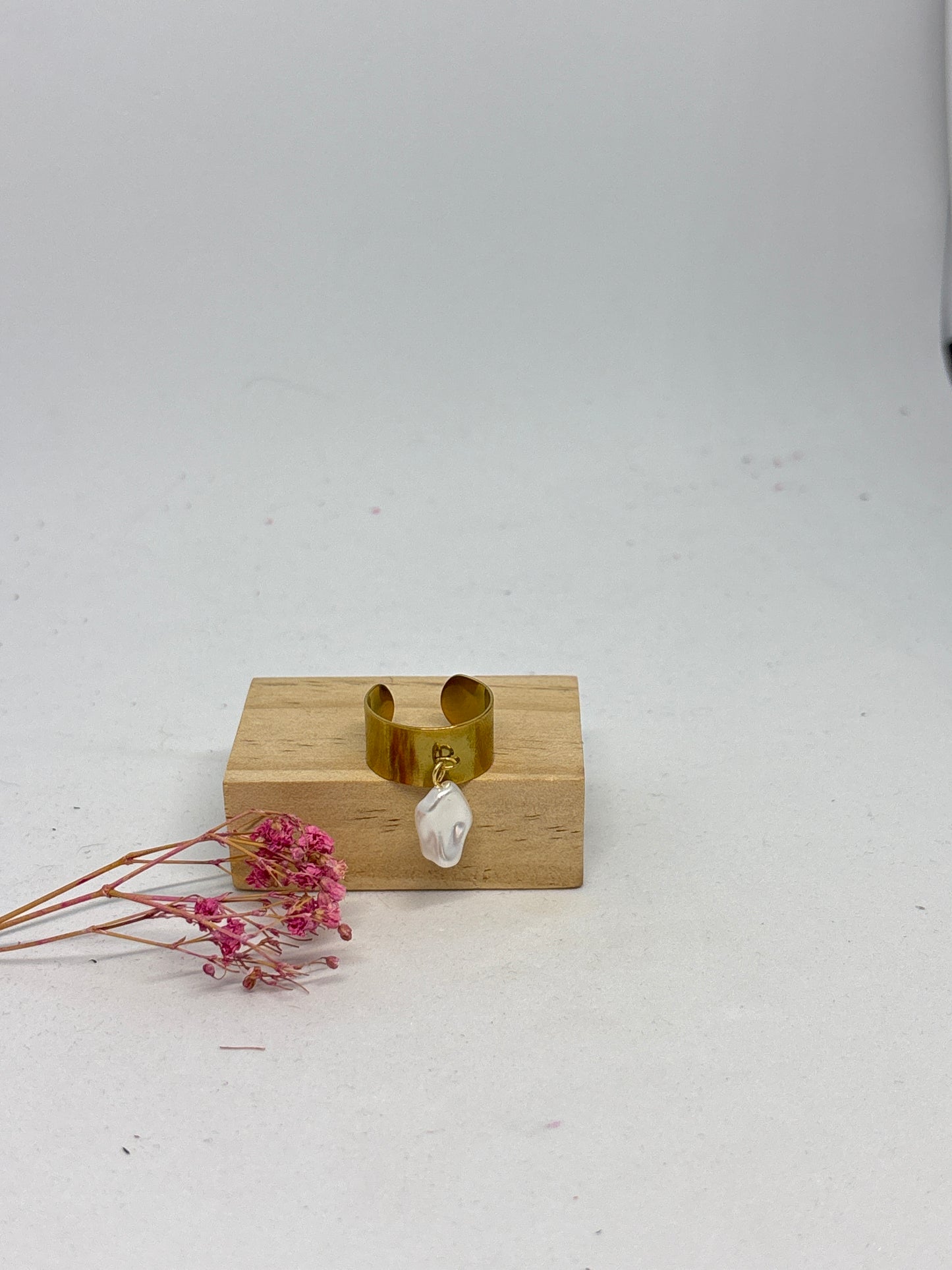 Bague pampille M - perle