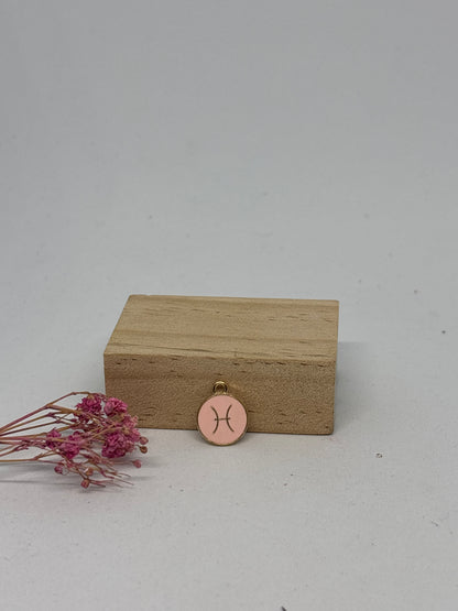 Breloque Signe Astrologique 1,3 cm – Acier inoxydable ✨