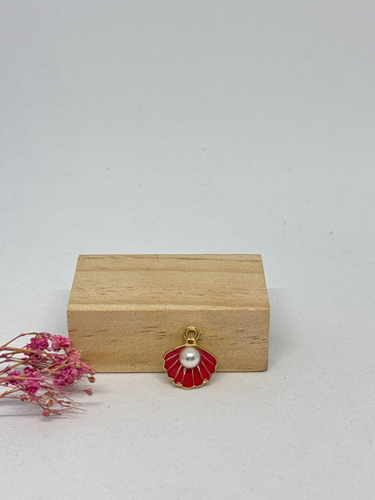 Breloque Palourde 1,3 cm – fantaisie 🐚✨