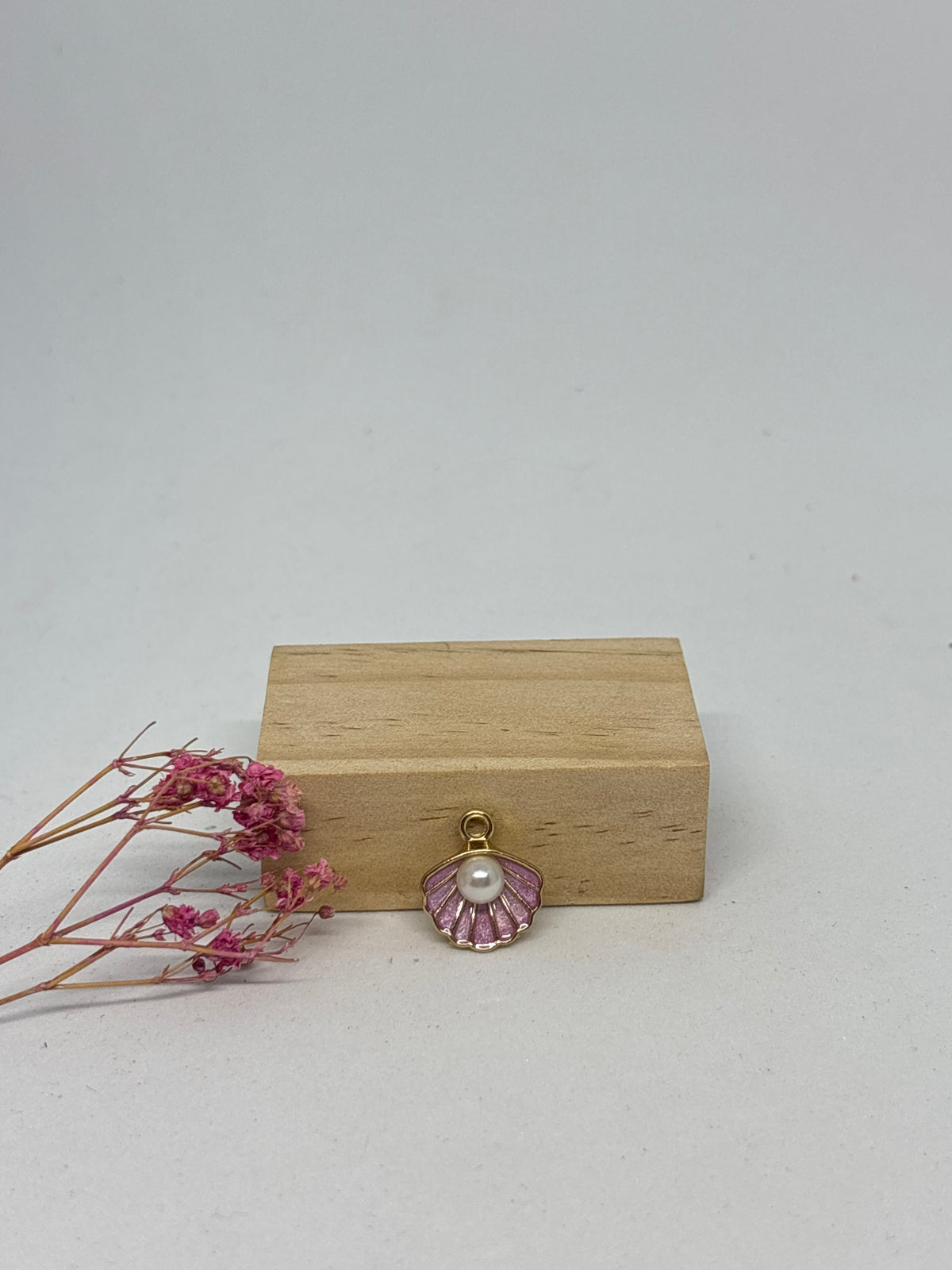 Breloque Palourde 1,3 cm – fantaisie 🐚✨