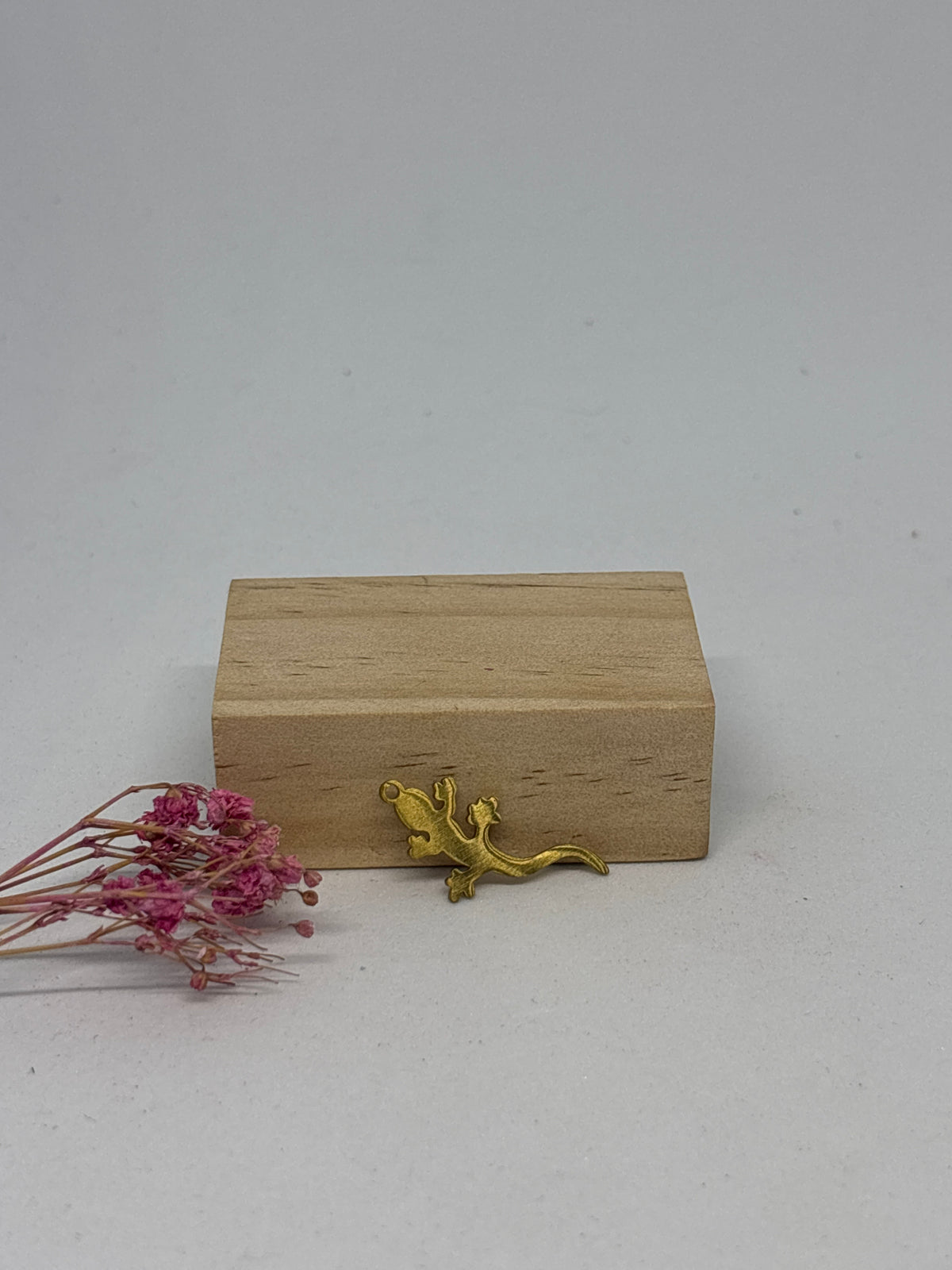 Breloque Lézard 2,5 cm – Acier inoxydable 🦎✨