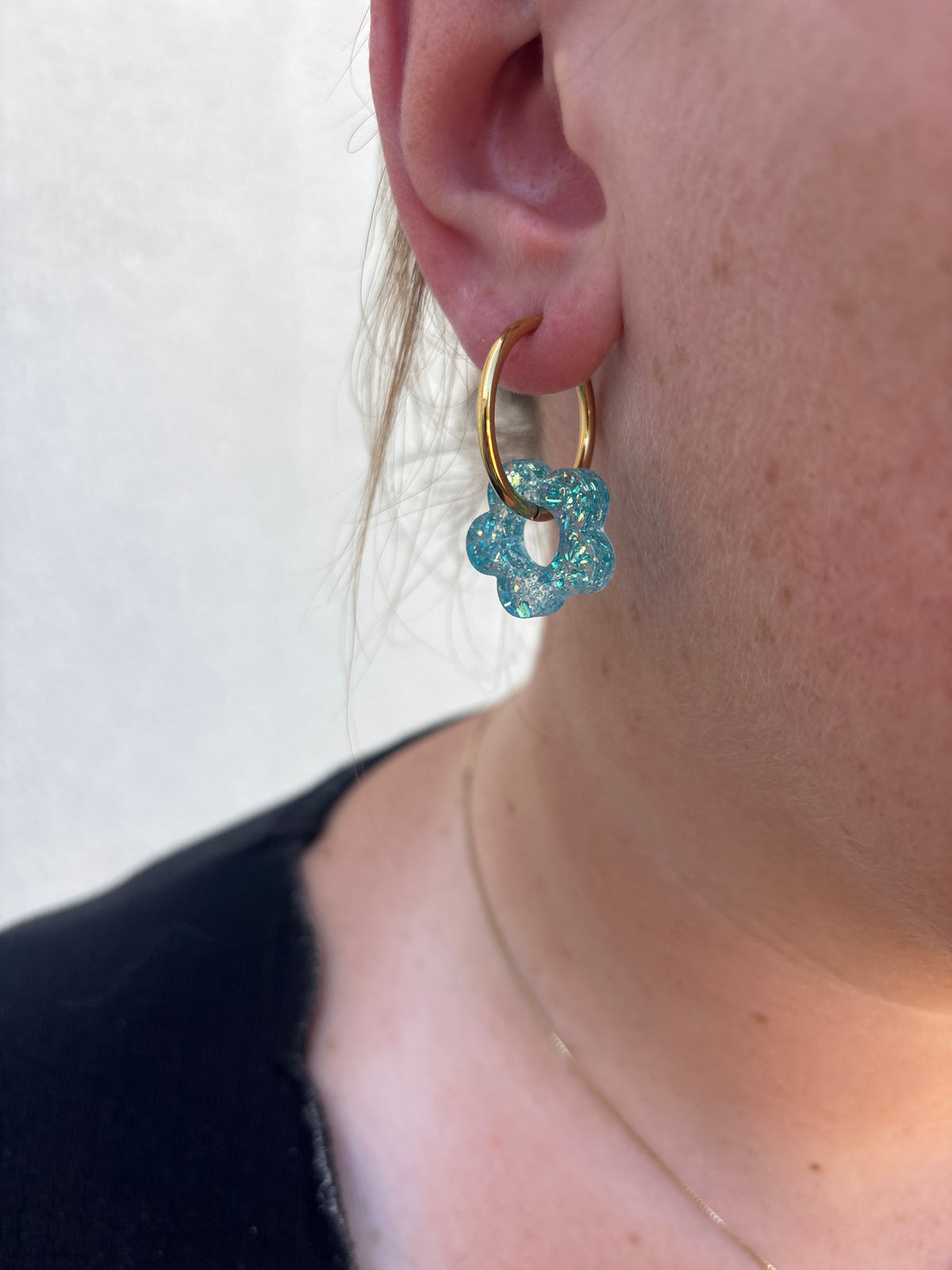 ✨ Créoles simple - plaqué or 18k