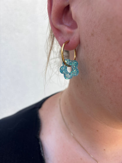 ✨ Créoles simple - plaqué or 18k