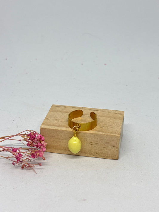 Bague pampille S - citron