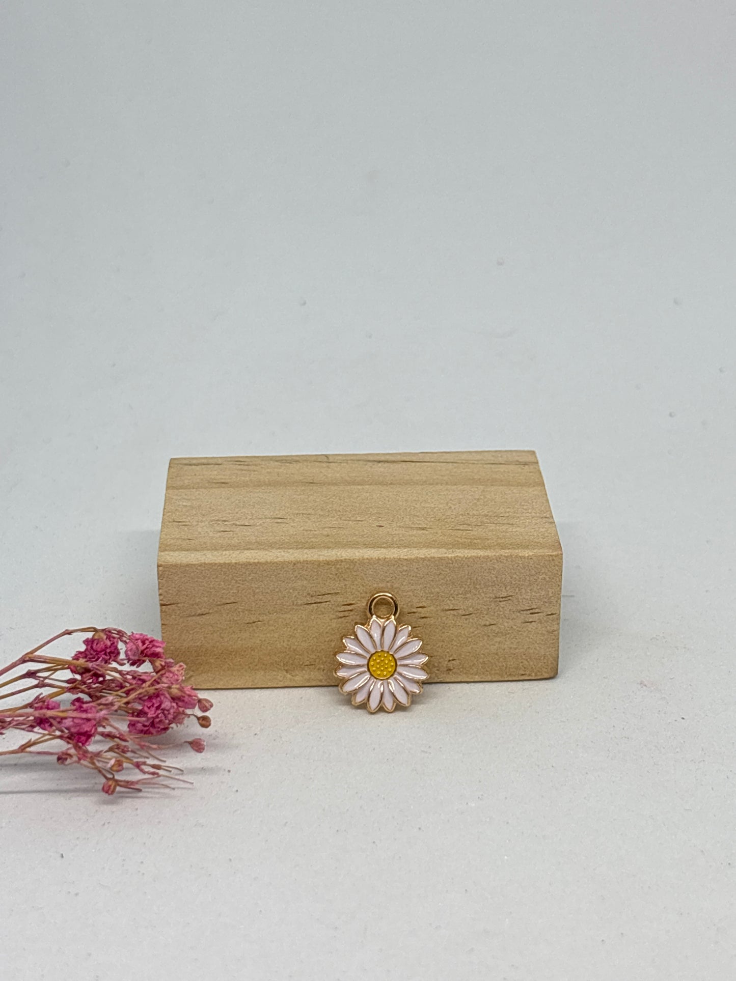 Breloque tournesol 1,3 cm - acier inoxydable 🌻