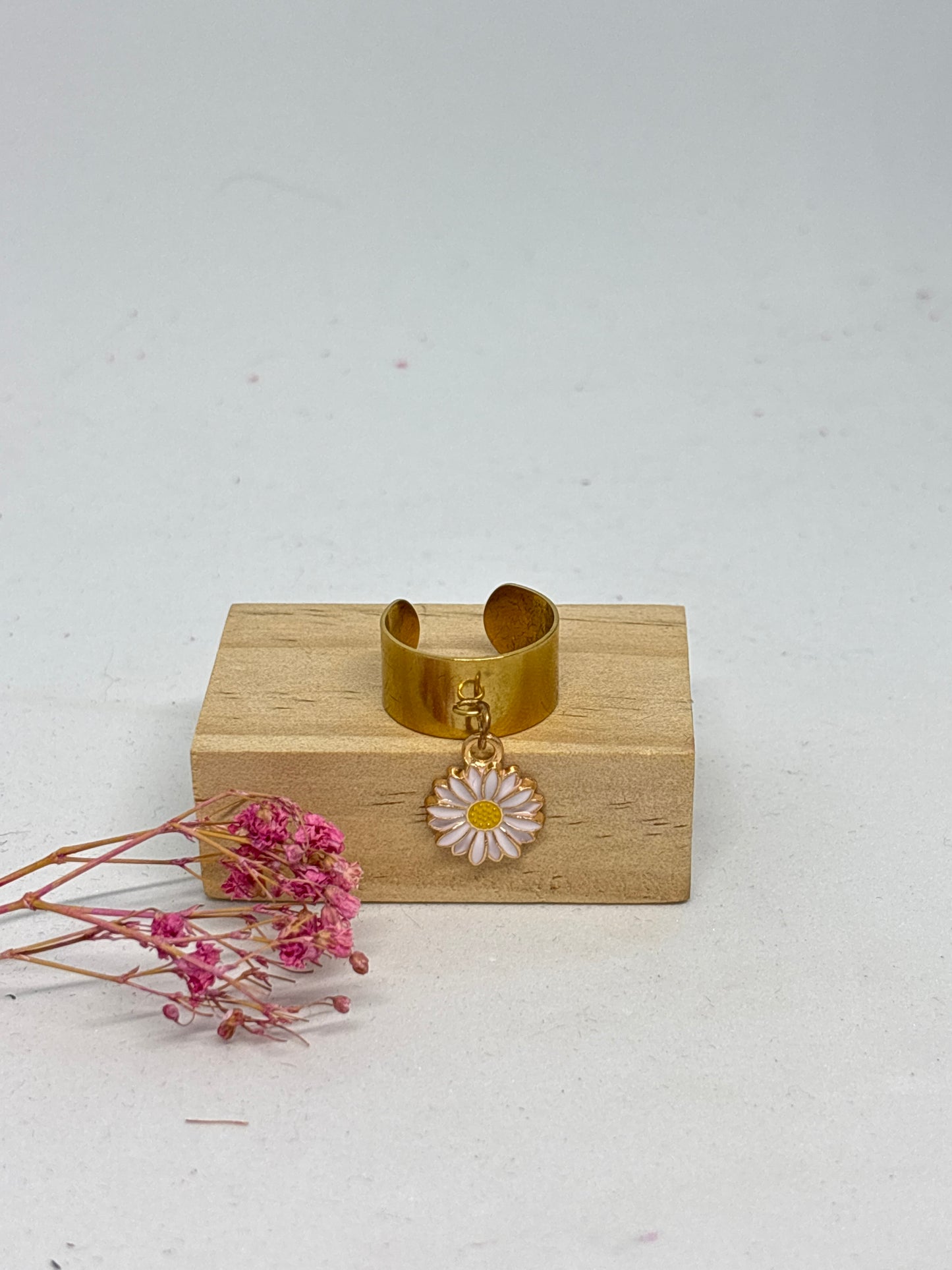 Bague pampille M - tournesol