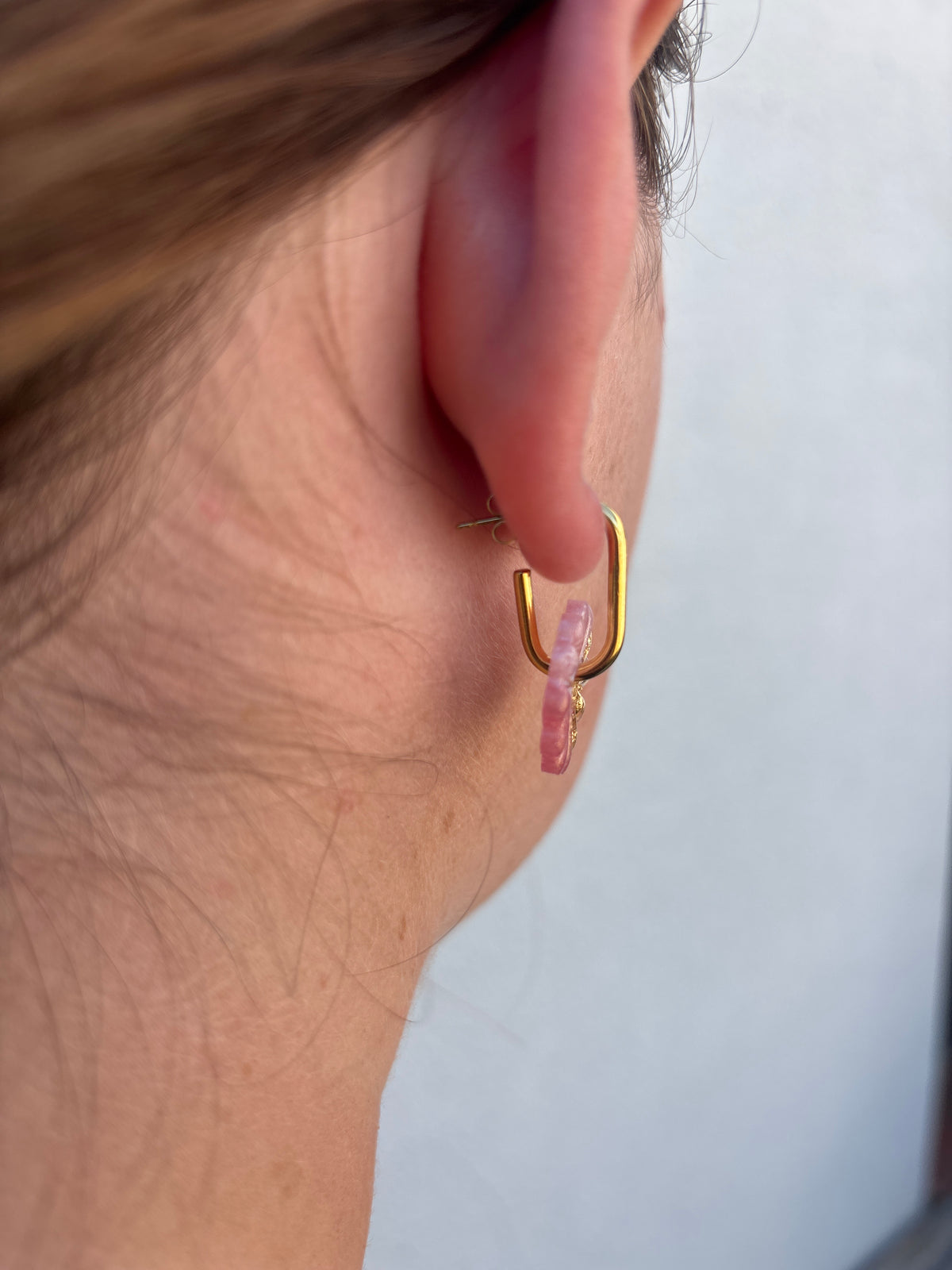 ✨ Créoles U - plaqué or 18K