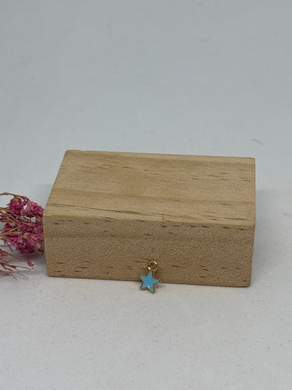 Breloque mini étoile 0,6cm - acier inoxydable ⭐️