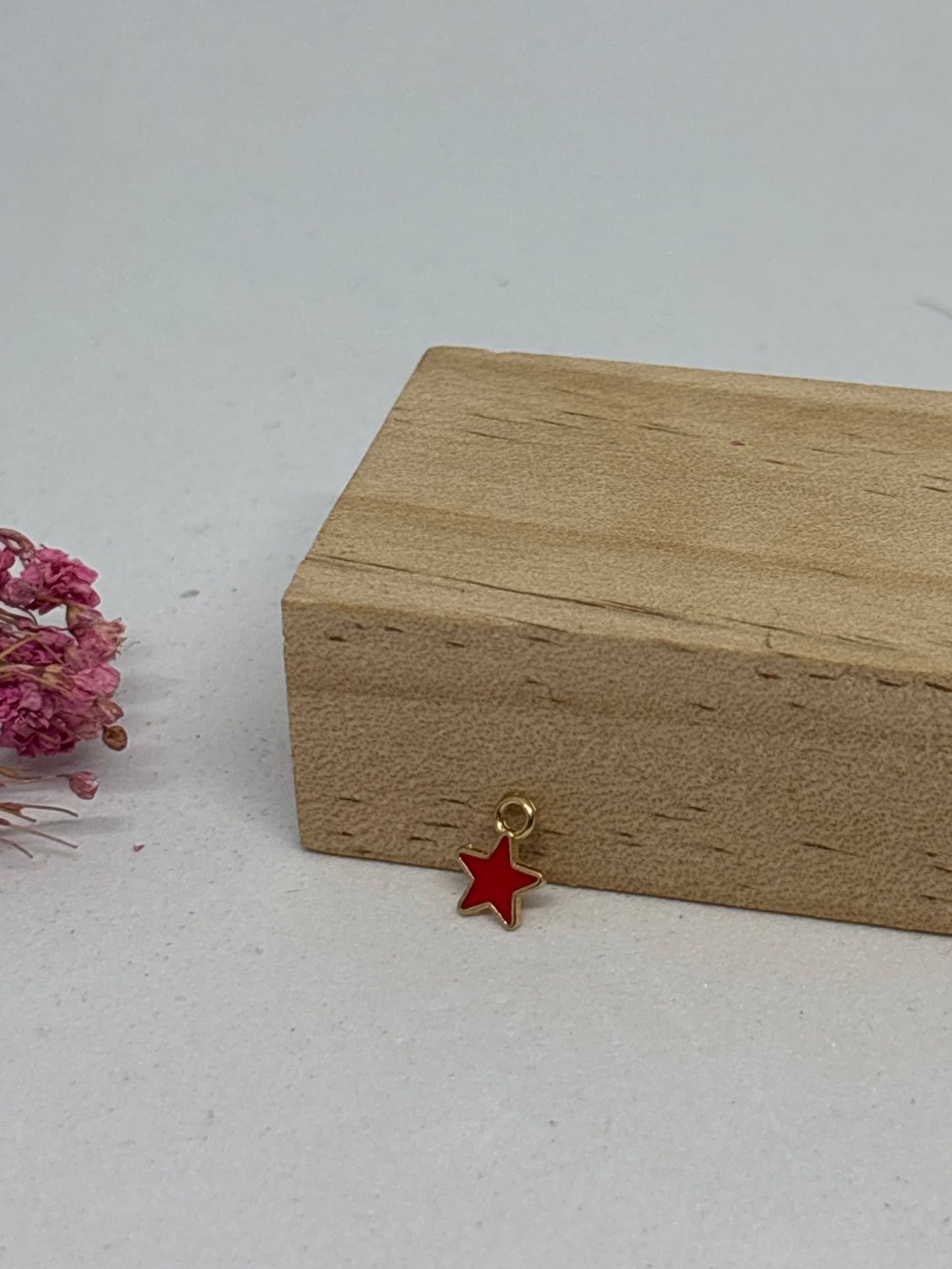 Breloque mini étoile 0,6cm - acier inoxydable ⭐️