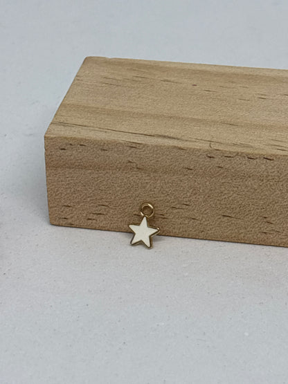 Breloque mini étoile 0,6cm - acier inoxydable ⭐️
