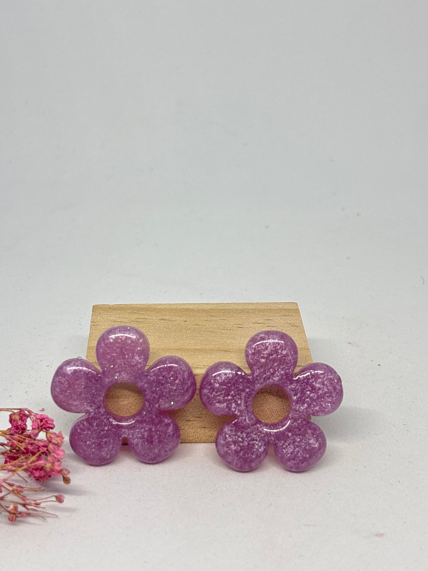 Pampilles Bernarde - Lavender + paillettes violettes
