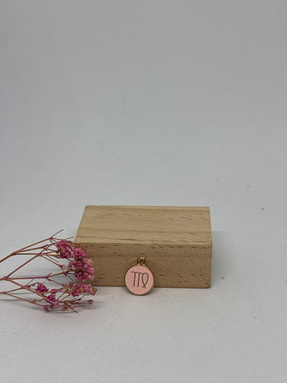 Breloque Signe Astrologique 1,3 cm – Acier inoxydable ✨