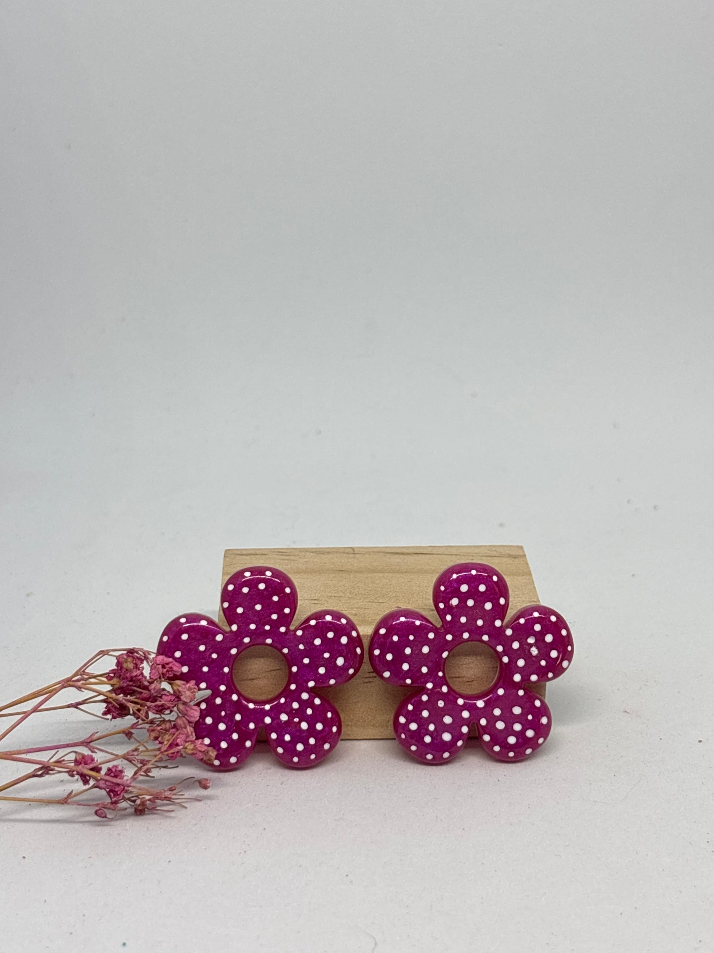 Pampilles Bernarde - Rose Red / blanc