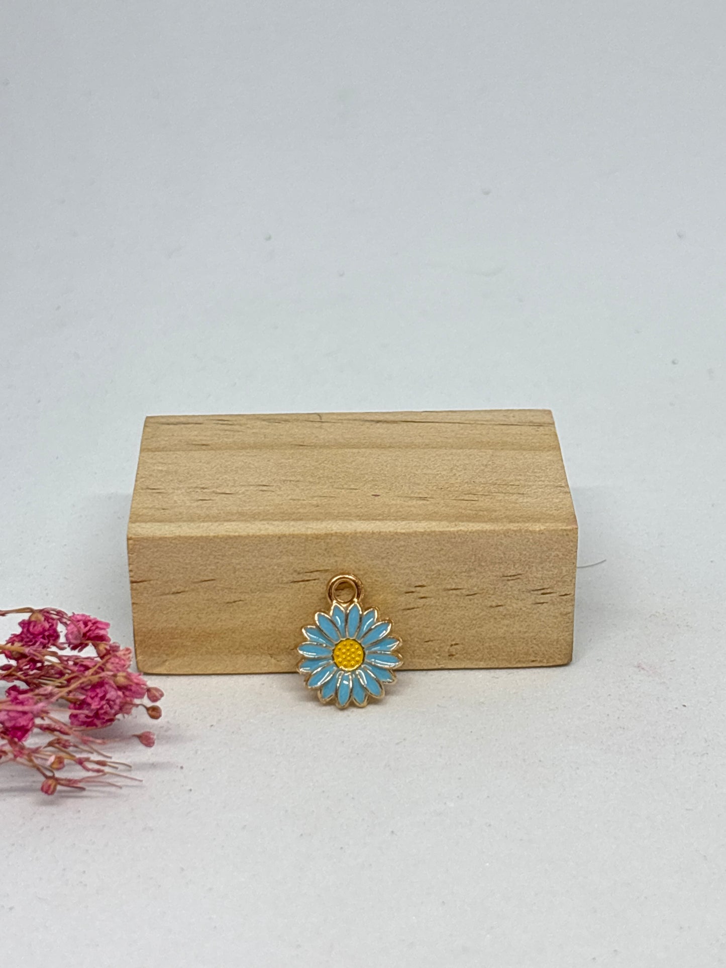 Breloque tournesol 1,3 cm - acier inoxydable 🌻