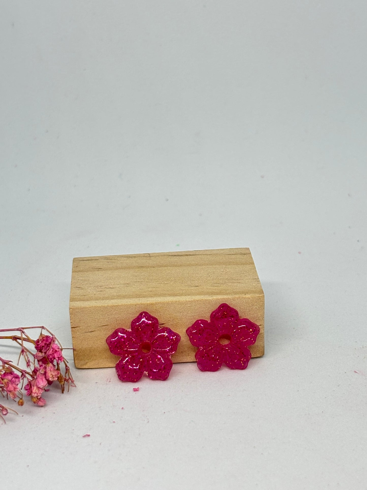 Pampilles Nina - Magenta + paillettes 4/8