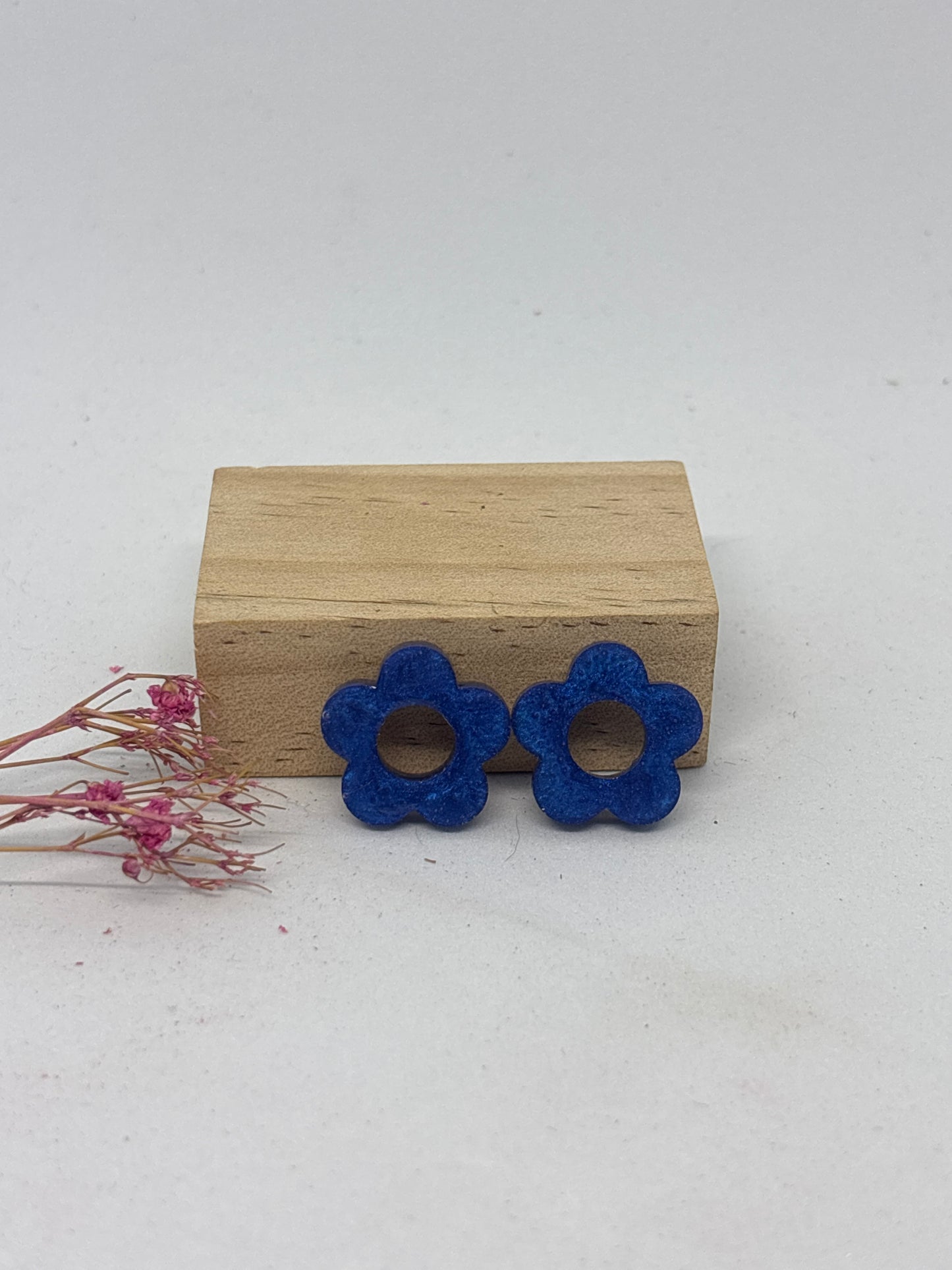Pampilles réversibles Blossom - Saphire Blue/I5