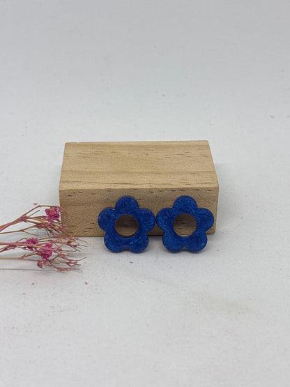 Pampilles réversibles Blossom - Saphire Blue/I5