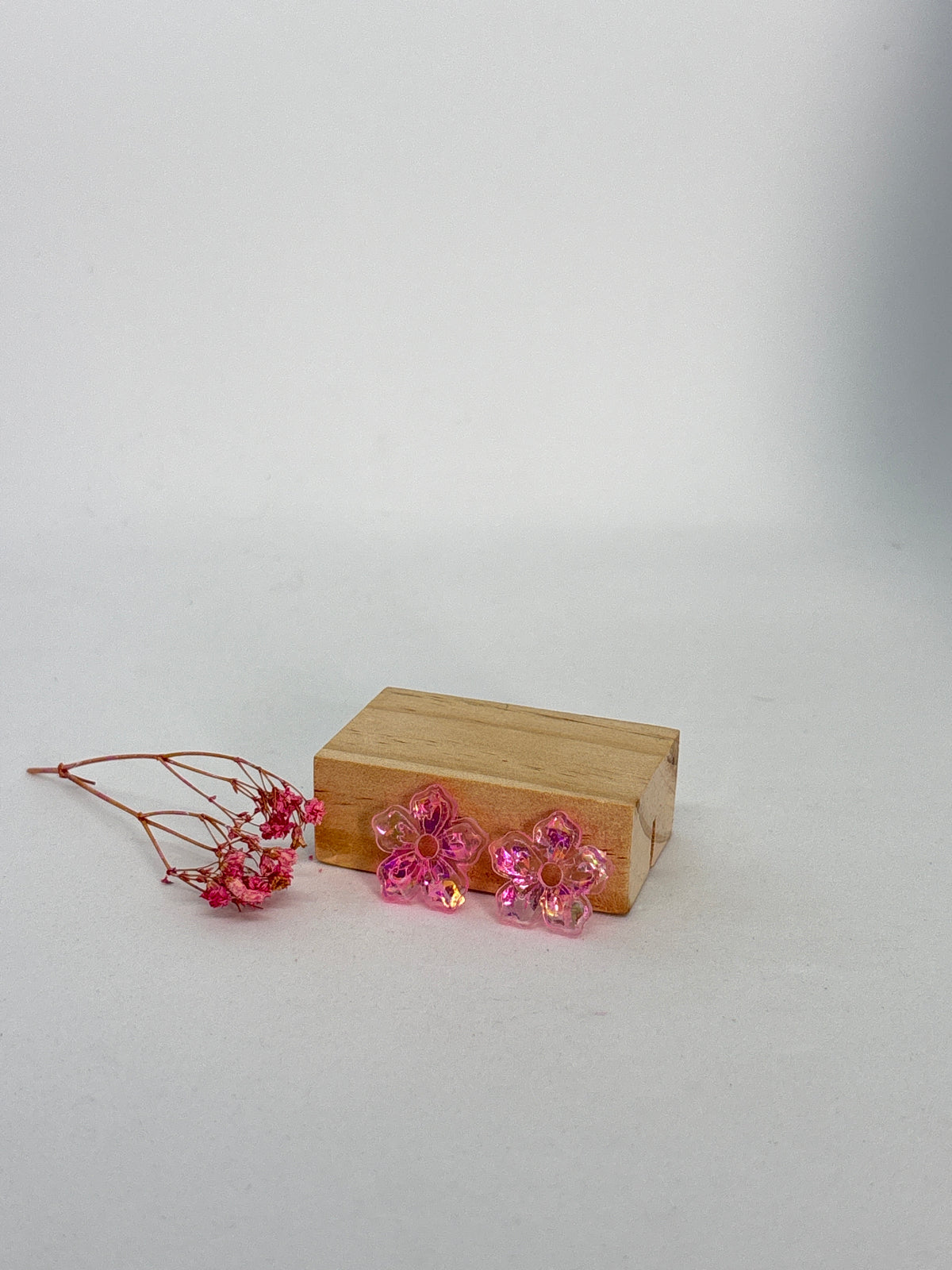 Nina - feuilles roses