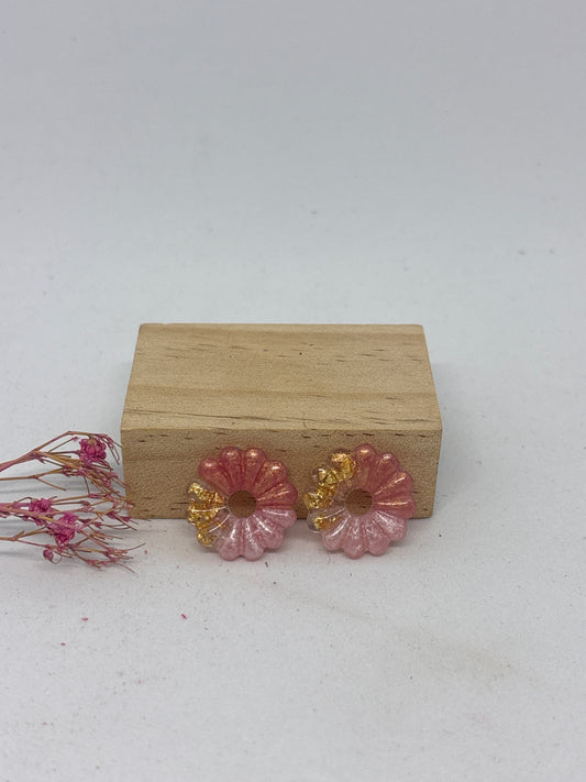 Pampilles Suzette - Cerise/Golden Purple/feuille or
