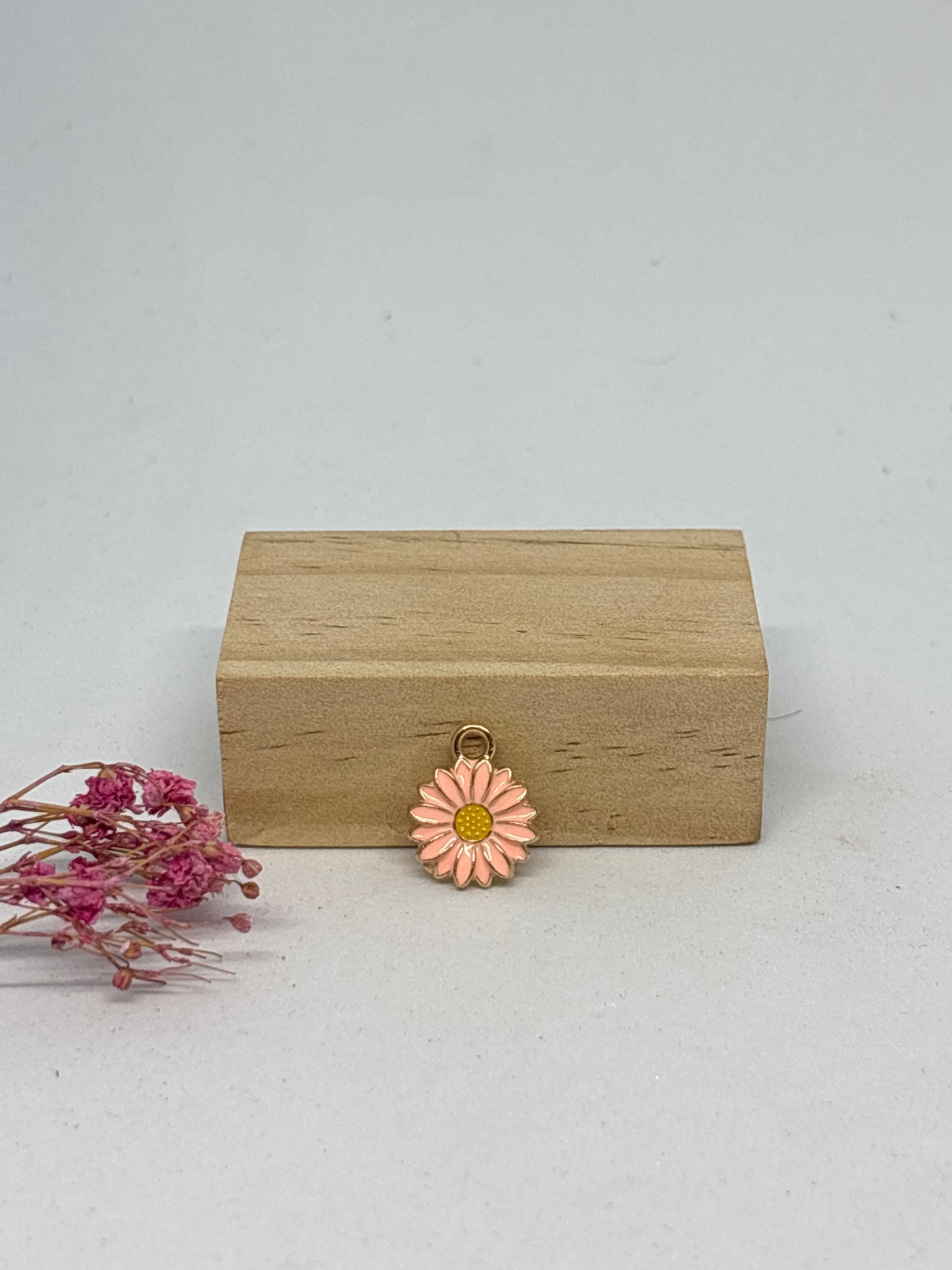 Breloque tournesol 1,3 cm - acier inoxydable 🌻