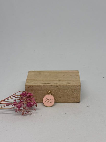 Breloque Signe Astrologique 1,3 cm – Acier inoxydable ✨