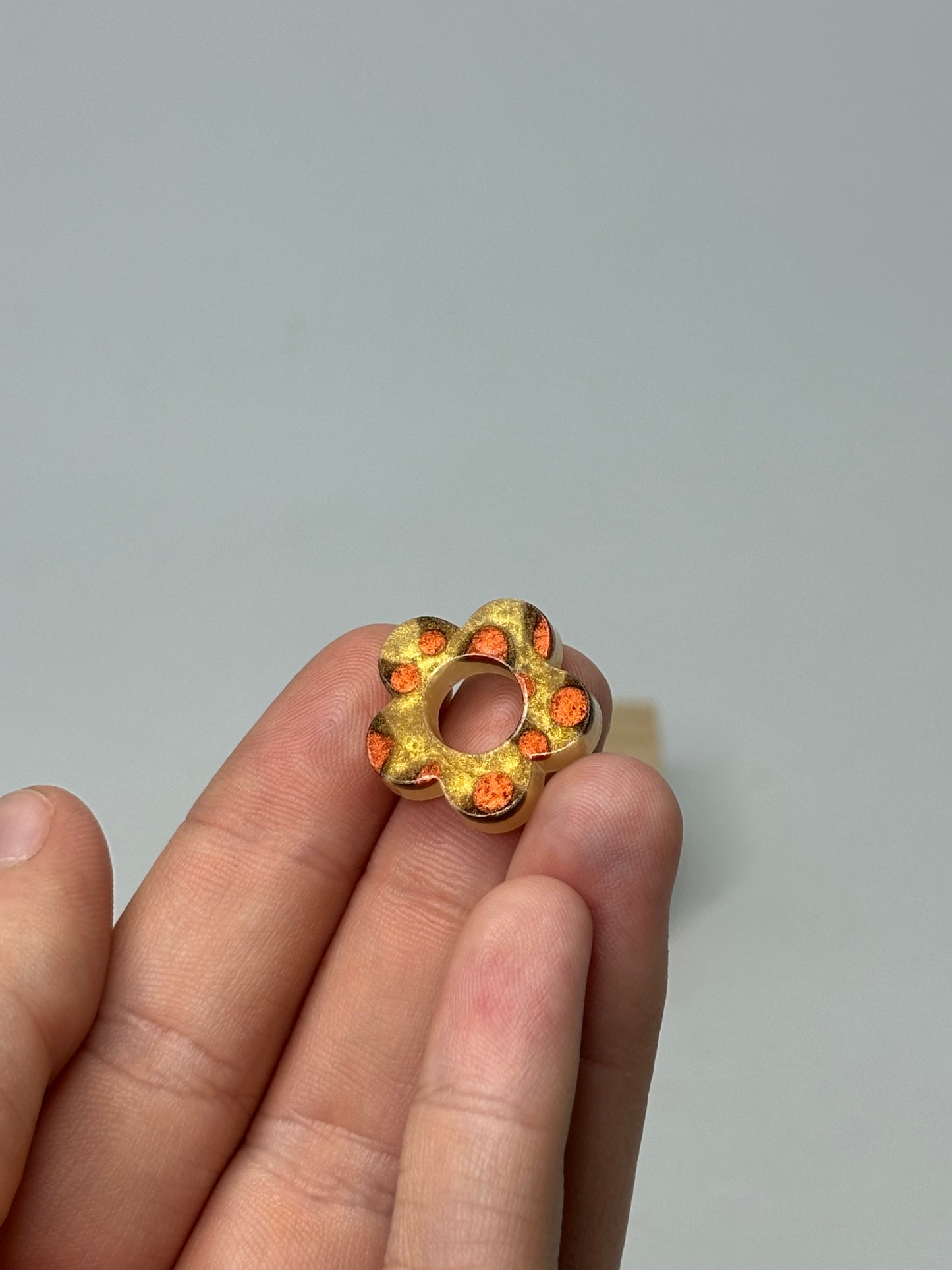 Blossom - D2/F3/iridescence Yellow + gold
