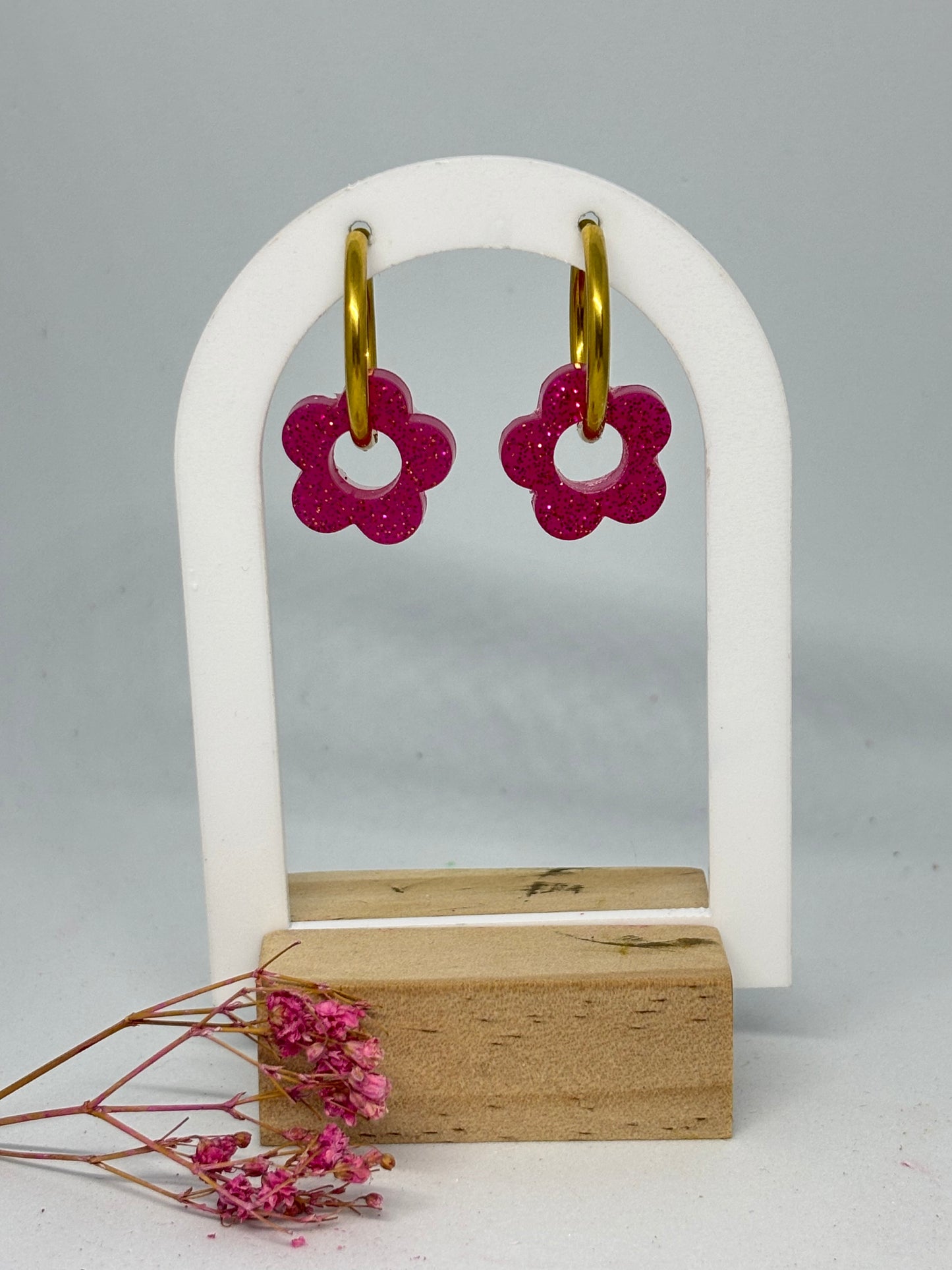 Blossom - Magenta + paillettes 4/8