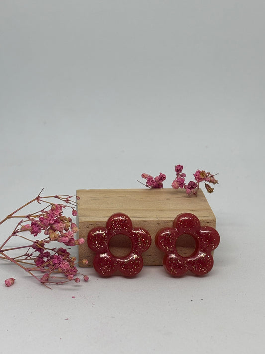 Pampille Colette - Wine Red + paillettes