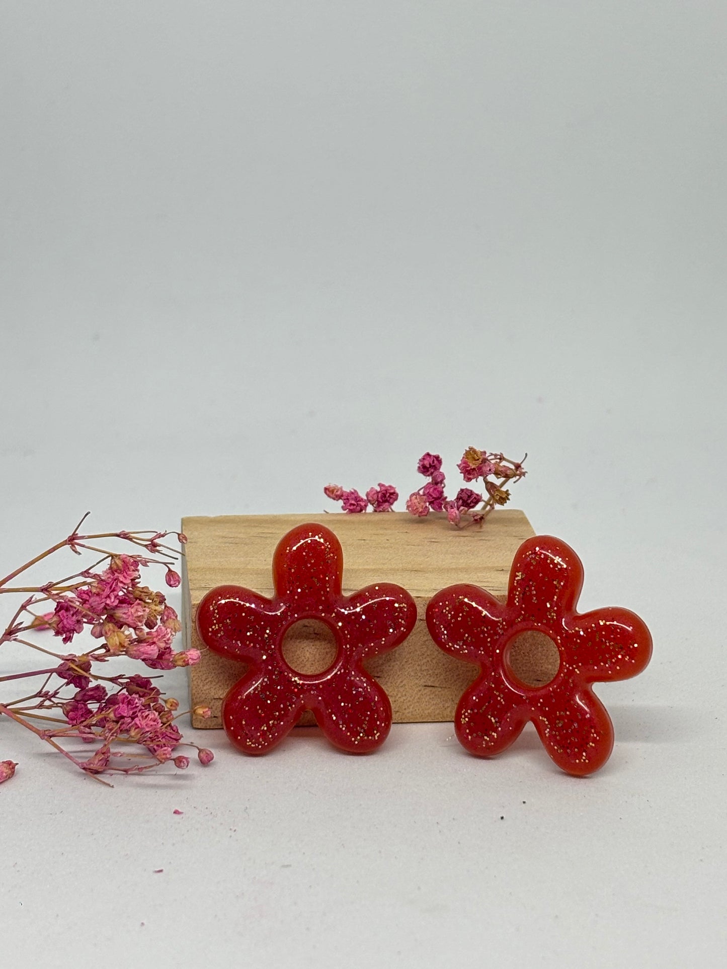 Pampilles Suzanne - Red + paillettes