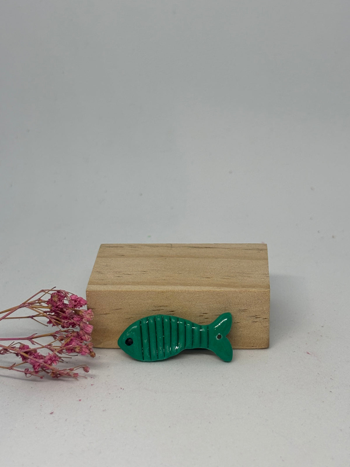 Breloque en pâte fimo - poisson 3,3cm